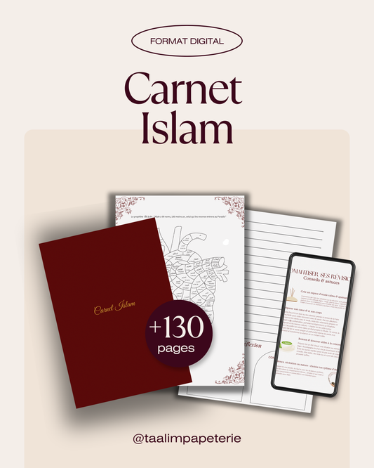 Carnet islam/Ilm notebook (PDF)